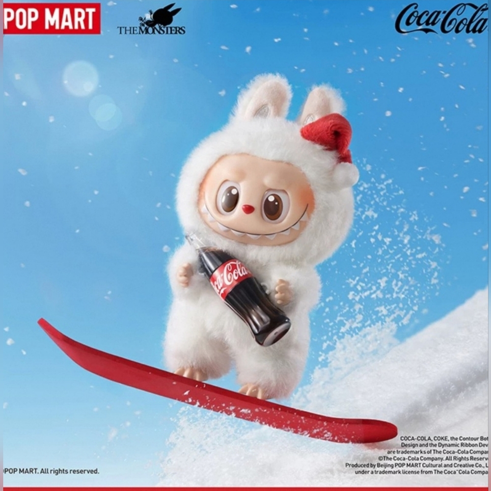 POP MART: Coca Cola Labubu Plush Pendant